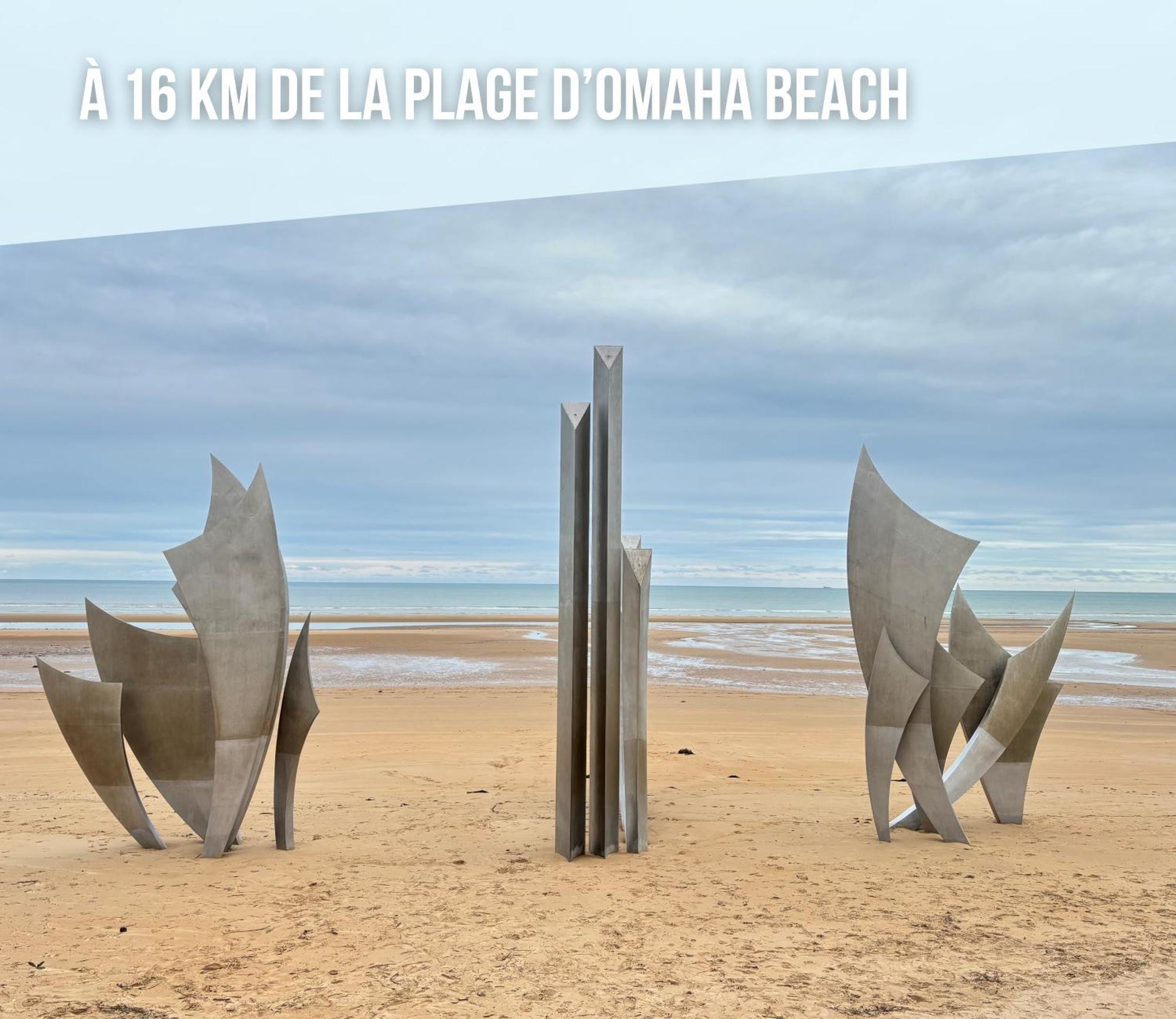 Nid De Pie Grand Duplex Lumineux Cadre Verdoyant Calme A 5 Mn De La Mer Pres Port En Bessin, Bayeux, Omaha Beach, Commes ภายนอก รูปภาพ