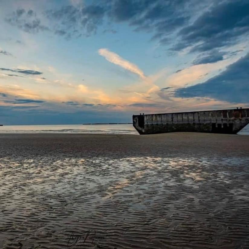 Nid De Pie Grand Duplex Lumineux Cadre Verdoyant Calme A 5 Mn De La Mer Pres Port En Bessin, Bayeux, Omaha Beach, Commes ภายนอก รูปภาพ